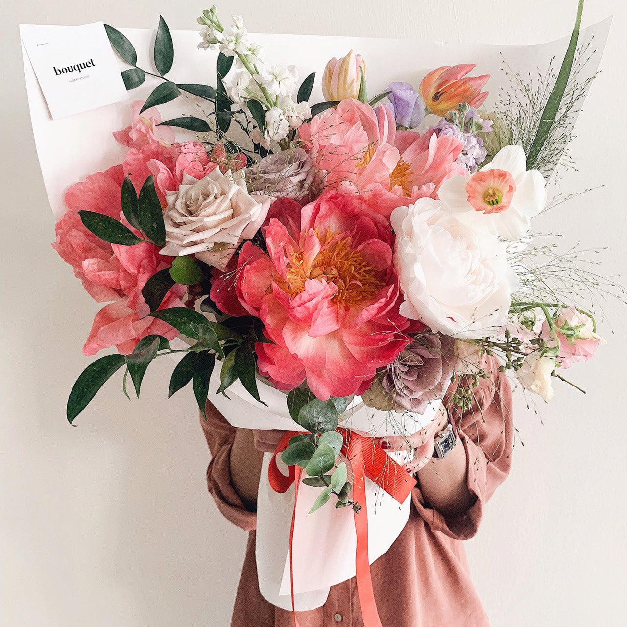 The coral charm bouquet