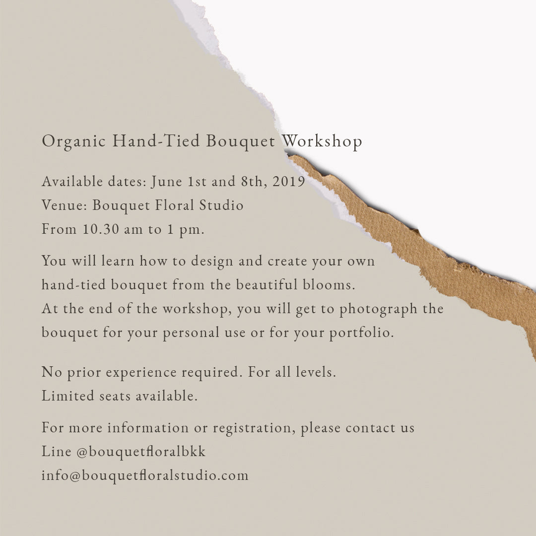 Organic Hand-Tied Bouquet Workshop